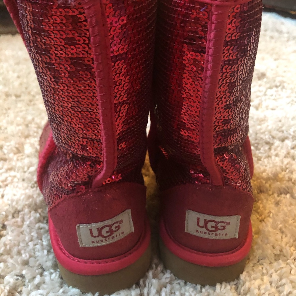 Sequin ugg boots
